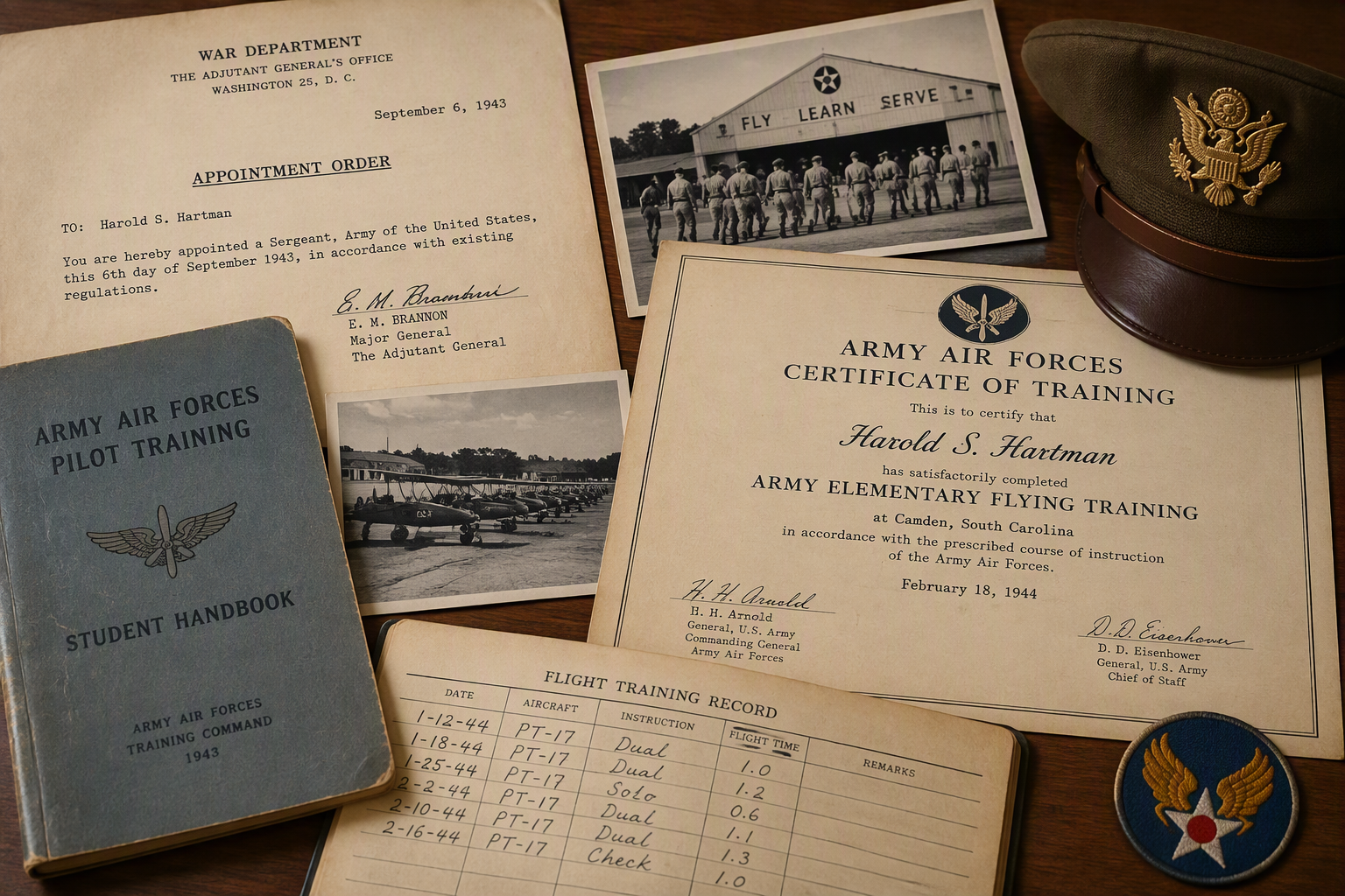 Demonstration visual of training documents